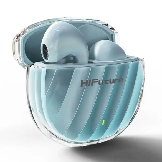 HiFuture - FlyBuds3 - True Wireless Earbuds - Charging Case - Blue